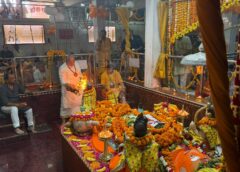 हनुमान जन्मोत्सव: लेटे हनुमान मंदिर में 51 किलो लड्डुओं का भव्य भोग