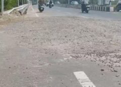 ग्रीन कॉरिडोर की सड़क महीनेभर बाद भी नहीं बनी: लखनऊ में रक्षामंत्री के उद्घाटन के बाद धंस गई सड़क, जांच कमेटी बनी लेकिन अबतक कोई रिपोर्ट नही।