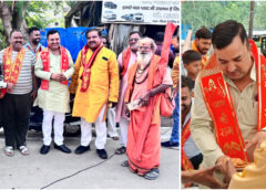 ज्येष्ठ के द्वितीय बड़े मंगल पर उमड़ा आस्था का जनसैलाब, वरिष्ठ भाजपा नेता विनीत शुक्ला ने बांटा प्रसाद