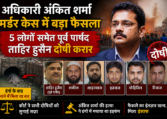 अंकित शर्मा हत्याकांड में बड़ा फैसला: पूर्व पार्षद ताहिर हुसैन समेत 5 दोषी करार, कड़कड़डूमा कोर्ट का ऐतिहासिक निर्णय