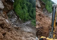 भूस्खलन के बाद यमुनोत्री नेशनल हाईवे को ठीक करने का काम जारी; उत्तरकाशी के DM ने राहत कार्यों का जायजा लिया