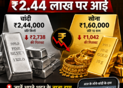 चांदी ₹2,738 सस्ती, सोना भी ₹1,042 गिरा; जानें आपके शहर में आज के दाम