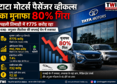 टाटा मोटर्स पैसेंजर व्हीकल्स का मुनाफा 80% गिरा, पहली तिमाही में ₹775 करोड़ रहा
