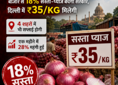 सरकार बेचेगी सस्ता प्याज: बाजार से 18% कम कीमत पर ₹35 किलो
