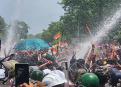 रांची में छात्रों का विधानसभा घेराव: बैरिकेडिंग तोड़कर आगे बढ़े हजारों छात्र, वाटर कैनन के बीच प्रदर्शन; CGL परीक्षा रद्द कर CBI जांच की मांग
