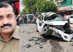 सरोजनीनगर में डंपर से टकराई कार, डायल 112 के दरोगा सत्येंद्र सिंह की मौत
