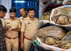 वाराणसी कैंट स्टेशन पर दुर्लभ कछुओं की तस्करी का खुलासा, 24 कछुए बरामद; एक आरोपी गिरफ्तार