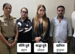 लखनऊ पहुंची मॉडल श्रद्धा दुबे, थाने में ढाई घंटे से पूछताछ; मेडिकल के बाद कोर्ट में होगी पेशी